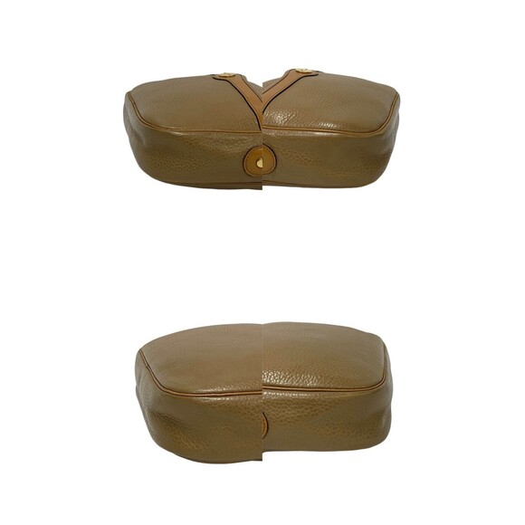 CHRISTIAN DIOR Brown Leather Pochette Shoulder Bag - Picture 7 of 9